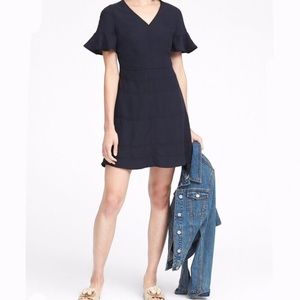 Banana Republic Flutter Sleeve Fit & Flare Dress